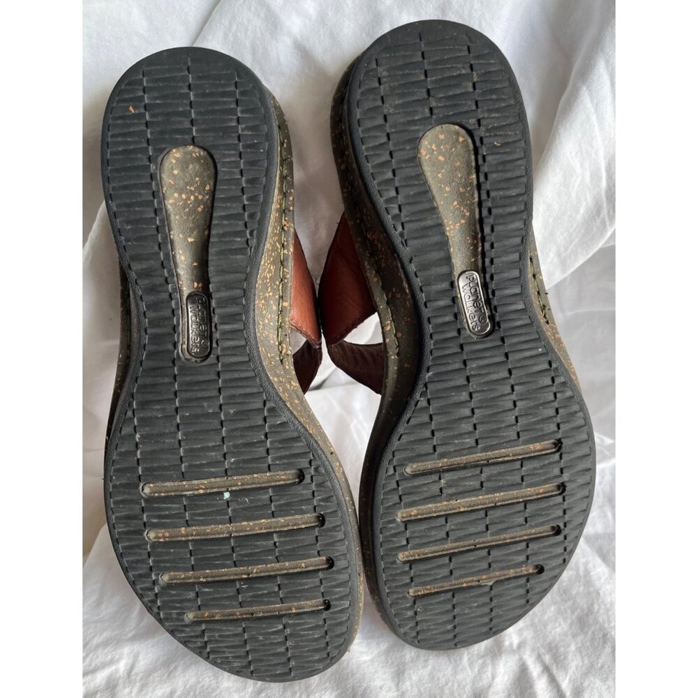 Simple Planet Walkers Leather Thong Sandals Brown Rugged Comfort Boho Wom 7.5 - Picture 4 of 10